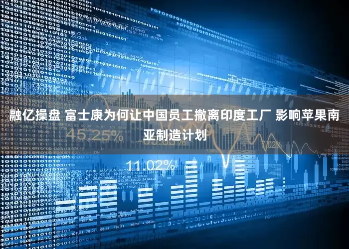 融亿操盘 富士康为何让中国员工撤离印度工厂 影响苹果南亚制造计划